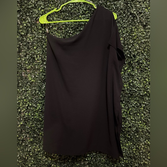 PINK LILY JUST HAVING FUN ONE SHOULDER MINI DRESS - Picture 3 of 10